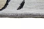 Bashian Greenwich HG382 Mekhi Ivory Grey Area Rug Edge Bashian Greenwich HG382 Mekhi Ivory Grey Area Rug Edge