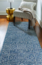 Bashian Venezia CL133 Fenwich Azure Runner Area Rug Room Scene Bashian Venezia CL133 Fenwich Azure Runner Area Rug Room Scene