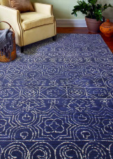 Bashian Venezia CL133 Fenwich Navy Area Rug Room Scene Bashian Venezia CL133 Fenwich Navy Area Rug Room Scene