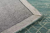 Bashian Venezia CL153 Eloise Teal Area Rug Backing Bashian Venezia CL153 Eloise Teal Area Rug Backing