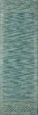 Bashian Venezia CL153 Eloise Teal Runner Area Rug Bashian Venezia CL153 Eloise Teal Runner Area Rug