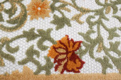 Bashian Veranda VR111 Gaetano Ivory Rust Area Rug Close Up Bashian Veranda VR111 Gaetano Ivory Rust Area Rug Close Up