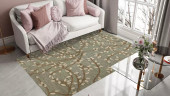 Bashian Verona LC107 Salem Light Green Area Rug Room Scene Bashian Verona LC107 Salem Light Green Area Rug Room Scene