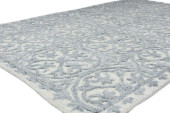 Bashian Verona LC157 Hanover Ivory Slate Area Rug on Angle Bashian Verona LC157 Hanover Ivory Slate Area Rug on Angle