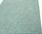 Bashian Verona LC157 Hanover Teal Area Rug on Angle Bashian Verona LC157 Hanover Teal Area Rug on Angle