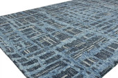 Bashian Verona LC167 Nirvaan Blue Area Rug on Angle Bashian Verona LC167 Nirvaan Blue Area Rug on Angle