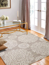 Bashian Verona LC175 Nodal Biscuit Area Rug Room Scene Bashian Verona LC175 Nodal Biscuit Area Rug Room Scene