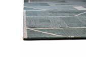 Bashian Verona LC183 Nyssa Teal Area Rug Edge Bashian Verona LC183 Nyssa Teal Area Rug Edge