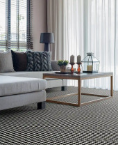 Kaleen Broadloom Capstone CPS-02 Black Area Rug Room Scene Kaleen Broadloom Capstone CPS-02 Black Area Rug Room Scene