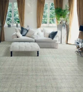 Kaleen Broadloom Eagle Point EGP-77 Silver Area Rug Room Scene