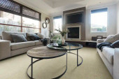 Kaleen Broadloom Toccoa TOC-03 Beige Area Rug Room Scene Kaleen Broadloom Toccoa TOC-03 Beige Area Rug Room Scene
