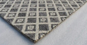 Kaleen Hook & Beam Audition AUD-75 Grey Area Rug Corner Kaleen Hook & Beam Audition AUD-75 Grey Area Rug Corner