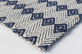 Kaleen Hook & Beam Essence ESS-22 Navy Area Rug Corner Kaleen Hook & Beam Essence ESS-22 Navy Area Rug Corner