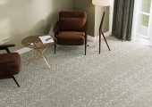Kaleen Hook & Beam Incredible INC-27 Taupe Area Rug Room Scene Kaleen Hook & Beam Incredible INC-27 Taupe Area Rug Room Scene
