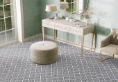 Kaleen Hook & Beam Regal Elegance REL-38 Charcoal Area Rug Room Scene Kaleen Hook & Beam Regal Elegance REL-38 Charcoal Area Rug Room Scene