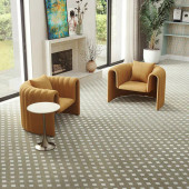 Kaleen Hook & Beam Royal Flush RYF-03 Beige Area Rug Room Scene Kaleen Hook & Beam Royal Flush RYF-03 Beige Area Rug Room Scene