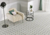 Kaleen Hook & Beam Union Square UNS-27 Taupe Area Rug Room Scene Kaleen Hook & Beam Union Square UNS-27 Taupe Area Rug Room Scene