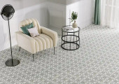 Kaleen Hook & Beam Union Square UNS-77 Silver Area Rug Room Scene Kaleen Hook & Beam Union Square UNS-77 Silver Area Rug Room Scene