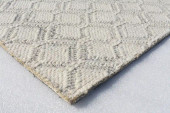 Kaleen Hook & Beam Wildwood WIL-77 Silver Area Rug Corner Kaleen Hook & Beam Wildwood WIL-77 Silver Area Rug Corner