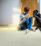 Kaleen PureLife Marlin Springs MRS-76 White Area Rug Room Scene Kaleen PureLife Marlin Springs MRS-76 White Area Rug Room Scene