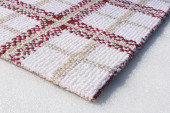 Kaleen Hook & Beam Encore ENC-04 Burgundy Area Rug Corner Kaleen Hook & Beam Encore ENC-04 Burgundy Area Rug Corner