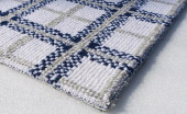 Kaleen Hook & Beam Encore ENC-22 Navy Area Rug Corner Kaleen Hook & Beam Encore ENC-22 Navy Area Rug Corner