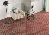 Kaleen Hook & Beam Moon Magic MMC-04 Burgundy Area Rug Room Scene Kaleen Hook & Beam Moon Magic MMC-04 Burgundy Area Rug Room Scene
