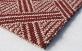 Kaleen Hook & Beam Moon Magic MMC-04 Burgundy Area Rug Corner Kaleen Hook & Beam Moon Magic MMC-04 Burgundy Area Rug Corner