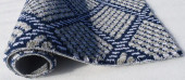 Kaleen Hook & Beam Reflection RFL-22 Navy Area Rug Texture Kaleen Hook & Beam Reflection RFL-22 Navy Area Rug Texture