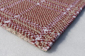 Kaleen Hook & Beam Whispering Hills WHI-04 Burgundy Area Rug Corner Kaleen Hook & Beam Whispering Hills WHI-04 Burgundy Area Rug Corner