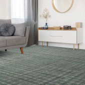 Kaleen PureLife Tattersall TTS-56 Spa Area Rug Room Scene Kaleen PureLife Tattersall TTS-56 Spa Area Rug Room Scene
