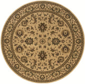 Ariana 311I Beige Round Area Rug by Oriental Weavers Ariana 311I Beige Round Area Rug by Oriental Weavers