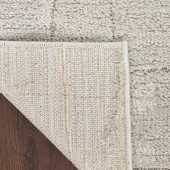 Nourison Andes AND04 Grey Area Rug Backing