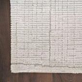 Nourison Andes AND06 Silver Area Rug Corner