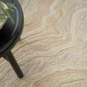 Nourison Graceful GRU01 Beige Area Rug Close Up