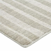 Stanton Aubree Stripe Pumice Area Rug Corner Stanton Aubree Stripe Pumice Area Rug Corner