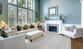 Stanton Larson Winter Mint Area Rug Room Scene Stanton Larson Winter Mint Area Rug Room Scene