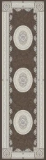 Dynamic Rugs Ancient Garden 57226-3295 Brown Cream 2x8 Runner Area Rug