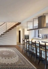 Dynamic Rugs Ancient Garden 57090-6484 Ivory Area Rug Room Scene 2