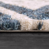 Dynamic Rugs Cruz 7003-501 Blue Ivory Area Rug Pile Dynamic Rugs Cruz 7003-501 Blue Ivory Area Rug Pile