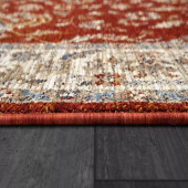Dynamic Rugs Dakota 6640-399 Red Multi Area Rug Pile Dynamic Rugs Dakota 6640-399 Red Multi Area Rug Pile