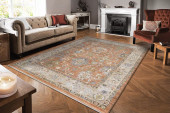 Dynamic Rugs Juno 6885-619 Rust Ivory Multi Area Rug Room Scene