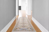 Dynamic Rugs Juno 6886-199 Ivory Multi Runner Area Rug Room Scene Dynamic Rugs Juno 6886-199 Ivory Multi Runner Area Rug Room Scene