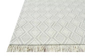 Dynamic Rugs Lola 2125-190 Ivory Light Grey Area Rug Corner