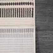 Dynamic Rugs Rori 9352-109 Ivory Charcoal Area Rug Back