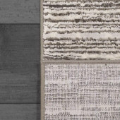 Dynamic Rugs Rori 9356-900 Grey Charcoal Area Rug Back Dynamic Rugs Rori 9356-900 Grey Charcoal Area Rug Back