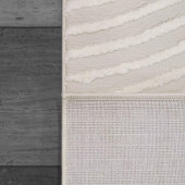 Dynamic Rugs Rori 9363-190 Ivory Grey Area Rug Back Dynamic Rugs Rori 9363-190 Ivory Grey Area Rug Back
