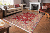 Dynamic Rugs Wade 18608-399 Red Multi Area Rug Room Scene Dynamic Rugs Wade 18608-399 Red Multi Area Rug Room Scene