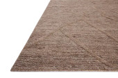 Loloi Cline CLI-01 Mocha Area Rug on Angle Loloi Cline CLI-01 Mocha Area Rug on Angle
