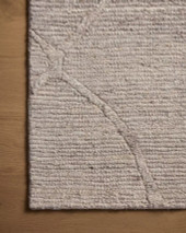 Loloi Cline CLI-01 Stone Area Rug Corner Loloi Cline CLI-01 Stone Area Rug Corner